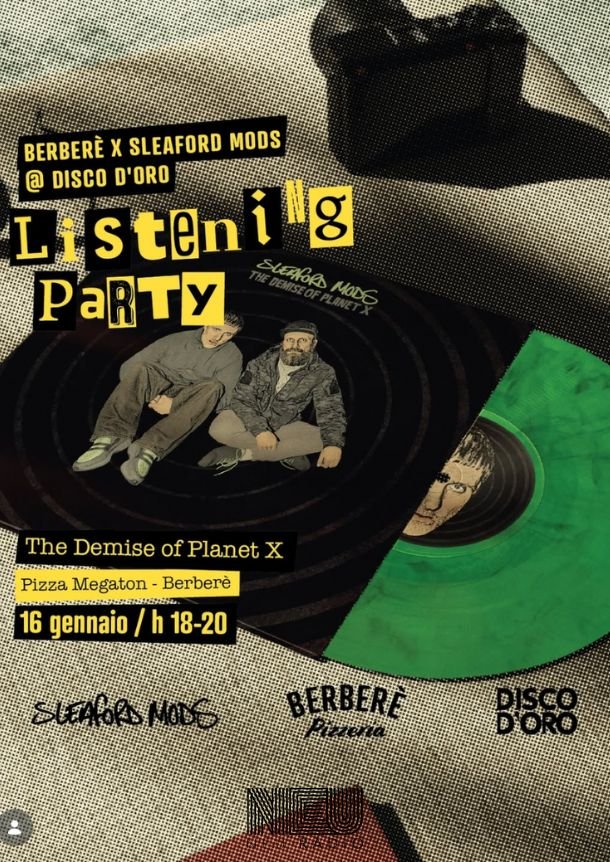 Listening Party Sleaford Mods Bologna